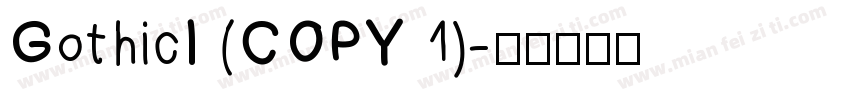 GothicI (COPY 1)字体转换